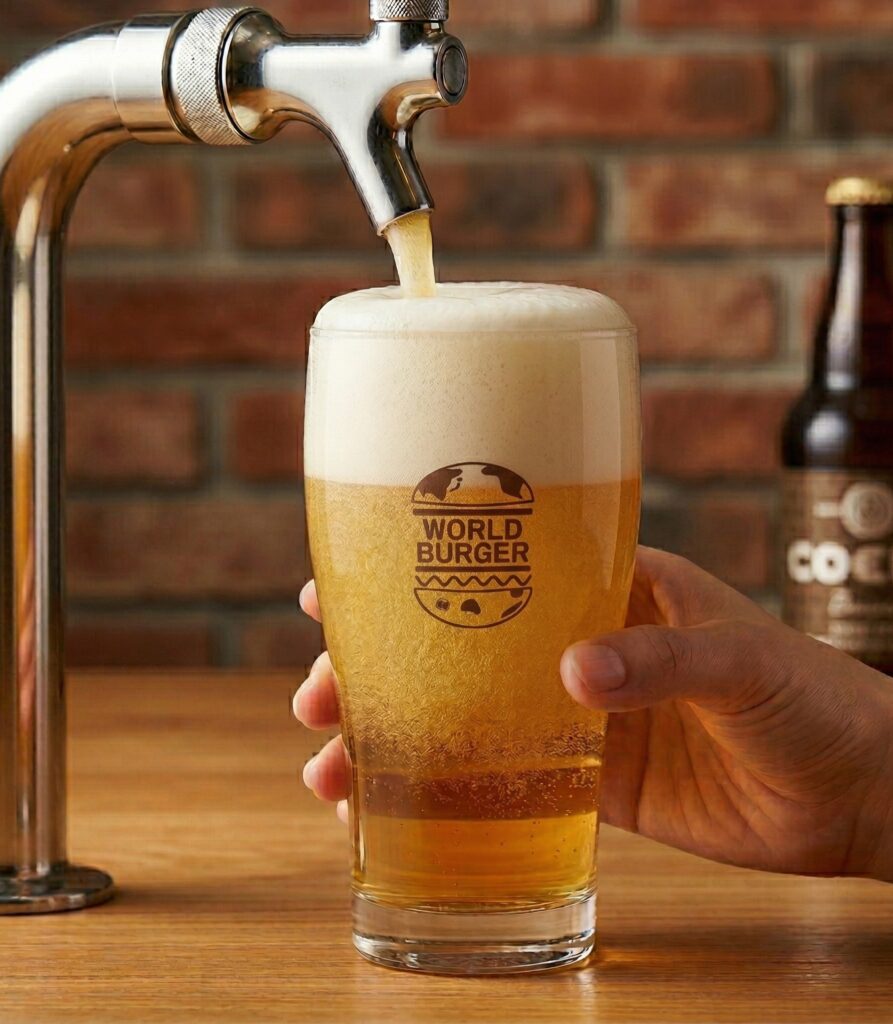 サーバーを毎日分解洗浄し、徹底した温度管理と注ぎ技術で提供する究極の生ビール